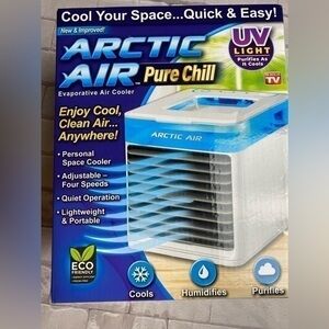 Ontel Arctic Air Pure Chill Evaporative Ultra Portable Personal Air Cooler